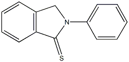 2-phenyl-1-isoindolinethione Struktur