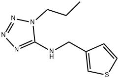 N-(1-propyl-1H-tetraazol-5-yl)-N-(3-thienylmethyl)amine Struktur