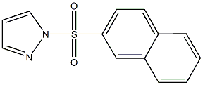 1-(2-naphthylsulfonyl)-1H-pyrazole Struktur