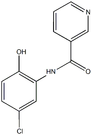 N-(5-chloro-2-hydroxyphenyl)nicotinamide Struktur