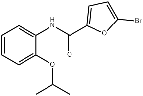 5-bromo-N-(2-isopropoxyphenyl)-2-furamide Struktur