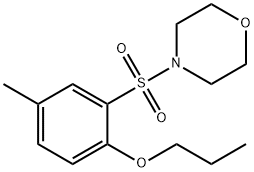 4-[(5-methyl-2-propoxyphenyl)sulfonyl]morpholine Struktur