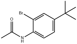 N-(2-bromo-4-tert-butylphenyl)acetamide Struktur