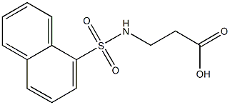 N-(1-naphthylsulfonyl)-beta-alanine Struktur