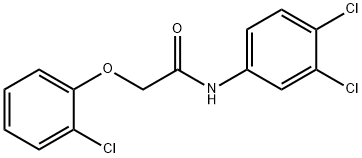 2-(2-chlorophenoxy)-N-(3,4-dichlorophenyl)acetamide Struktur