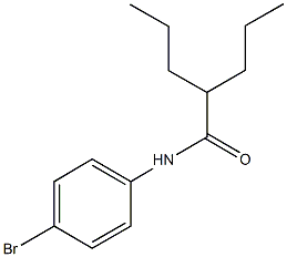 N-(4-bromophenyl)-2-propylpentanamide Struktur