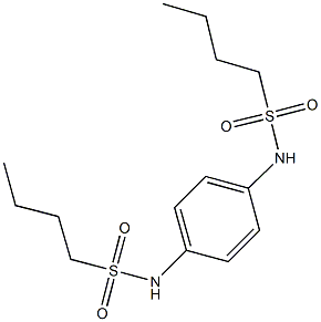 N-{4-[(butylsulfonyl)amino]phenyl}-1-butanesulfonamide Struktur