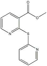 methyl 2-(2-pyridinylsulfanyl)nicotinate Struktur