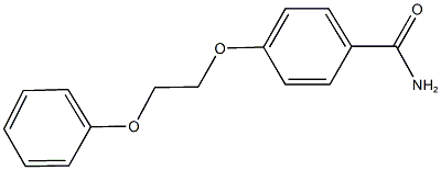 4-(2-phenoxyethoxy)benzamide Struktur