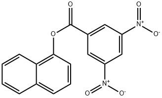 1-naphthyl 3,5-dinitrobenzoate Struktur