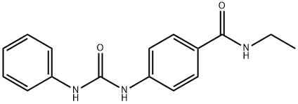 4-[(anilinocarbonyl)amino]-N-ethylbenzamide Struktur