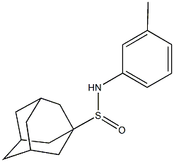 N-(3-methylphenyl)-1-adamantanesulfinamide Struktur