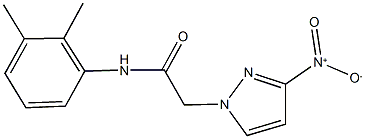 N-(2,3-dimethylphenyl)-2-{3-nitro-1H-pyrazol-1-yl}acetamide Struktur