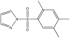 1-[(2,4,5-trimethylphenyl)sulfonyl]-1H-pyrazole Struktur