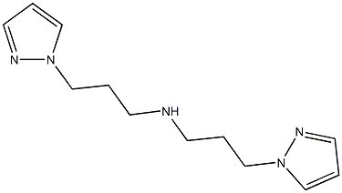 N,N-bis[3-(1H-pyrazol-1-yl)propyl]amine Struktur