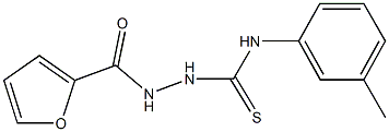 2-(2-furoyl)-N-(3-methylphenyl)hydrazinecarbothioamide Struktur