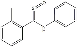 N-[(2-methylphenyl)(sulfinyl)methyl]-N-phenylamine Struktur