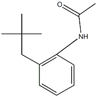 N-(2-neopentylphenyl)acetamide Struktur