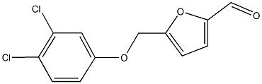 5-[(3,4-DICHLOROPHENOXY)METHYL]-2-FURALDEHYDE Struktur