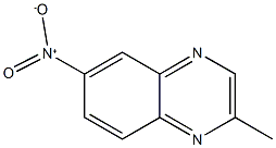 6-nitro-2-methylquinoxaline Struktur