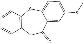 8-(methylsulfanyl)dibenzo[b,f]thiepin-10(11H)-one Struktur