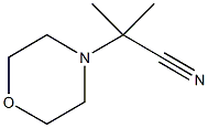 2-methyl-2-(4-morpholinyl)propanenitrile Struktur