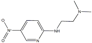 2-{[2-(dimethylamino)ethyl]amino}-5-nitropyridine Struktur