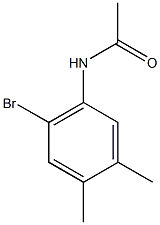 N-(2-bromo-4,5-dimethylphenyl)acetamide Struktur