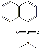 N,N-dimethyl-8-quinolinesulfonamide Struktur