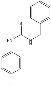 N-benzyl-N'-(4-methylphenyl)thiourea Struktur