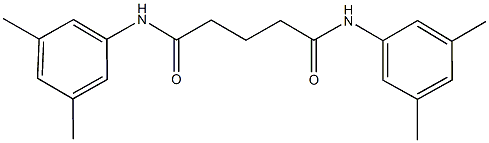 N~1~,N~5~-bis(3,5-dimethylphenyl)pentanediamide Struktur