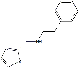 N-(2-phenylethyl)-N-(2-thienylmethyl)amine Struktur