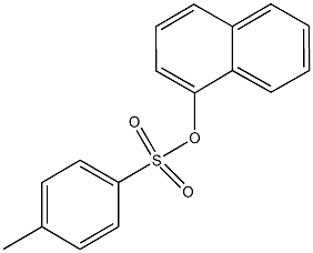 1-naphthyl 4-methylbenzenesulfonate Struktur