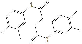 N~1~,N~4~-bis(3,4-dimethylphenyl)succinamide Struktur