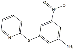 2-({3-amino-5-nitrophenyl}sulfanyl)pyridine Struktur