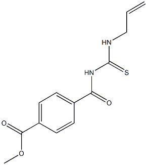 methyl 4-({[(allylamino)carbothioyl]amino}carbonyl)benzoate Struktur