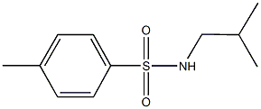 N-Isobutyl-4-methylbenzenesulfonamide Struktur