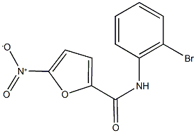 N-(2-bromophenyl)-5-nitro-2-furamide Struktur