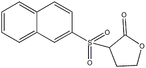 3-(2-naphthylsulfonyl)dihydro-2(3H)-furanone Struktur