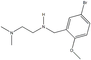 N-(5-bromo-2-methoxybenzyl)-N-[2-(dimethylamino)ethyl]amine Struktur