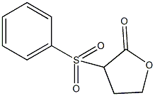 3-(phenylsulfonyl)dihydro-2(3H)-furanone Struktur