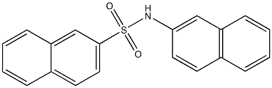 N-(2-naphthyl)-2-naphthalenesulfonamide Struktur