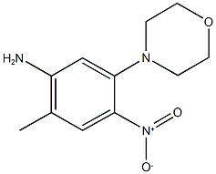 4-{5-amino-2-nitro-4-methylphenyl}morpholine Struktur