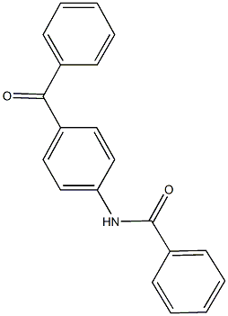 N-(4-benzoylphenyl)benzamide Struktur