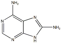 9H-Purine-6,8-diamine Struktur