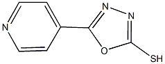 5-(4-pyridinyl)-1,3,4-oxadiazole-2(3H)-thione Struktur