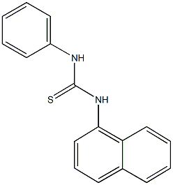 N-(1-naphthyl)-N'-phenylthiourea Struktur