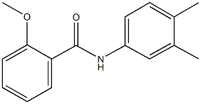 N-(3,4-dimethylphenyl)-2-methoxybenzamide Struktur