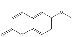 6-methoxy-4-methyl-2H-chromen-2-one Struktur