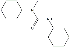 N,N'-dicyclohexyl-N-methylurea Struktur